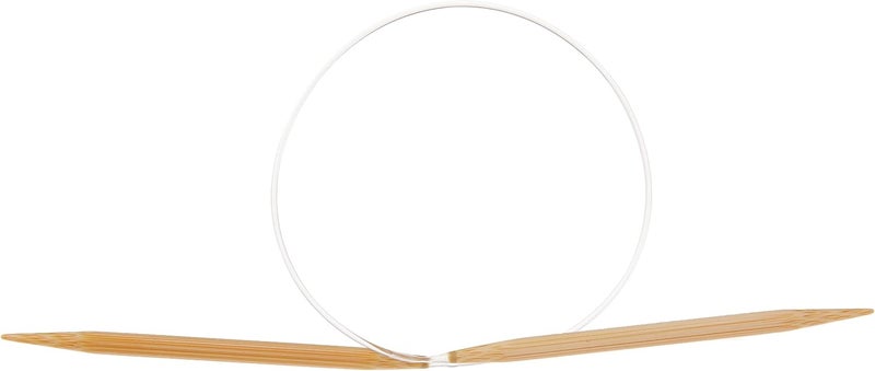 ã‚¯ãƒ­ãƒãƒ¼(Clover) 3016/16-08 Takumi Bamboo Circular 16-Inch Knitting Needles, Size 8 - Image 2